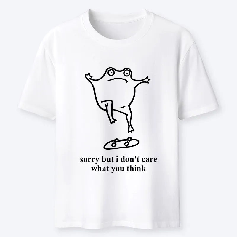 Kyoto-Lion Skate Frog No Worries Art Classic T-Shirt