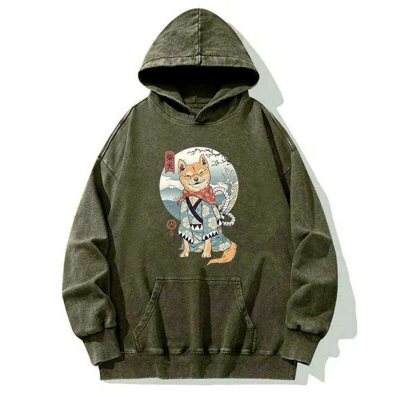 Kyoto Lion Samurai Hoodie for Men