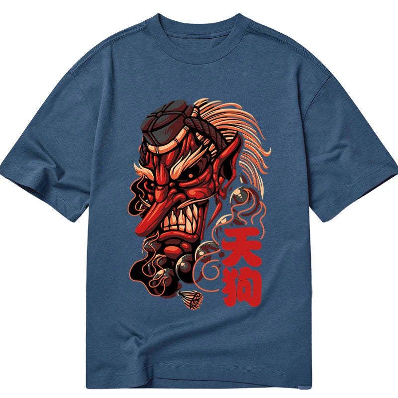 japanese tengu t-shirt for daily wear