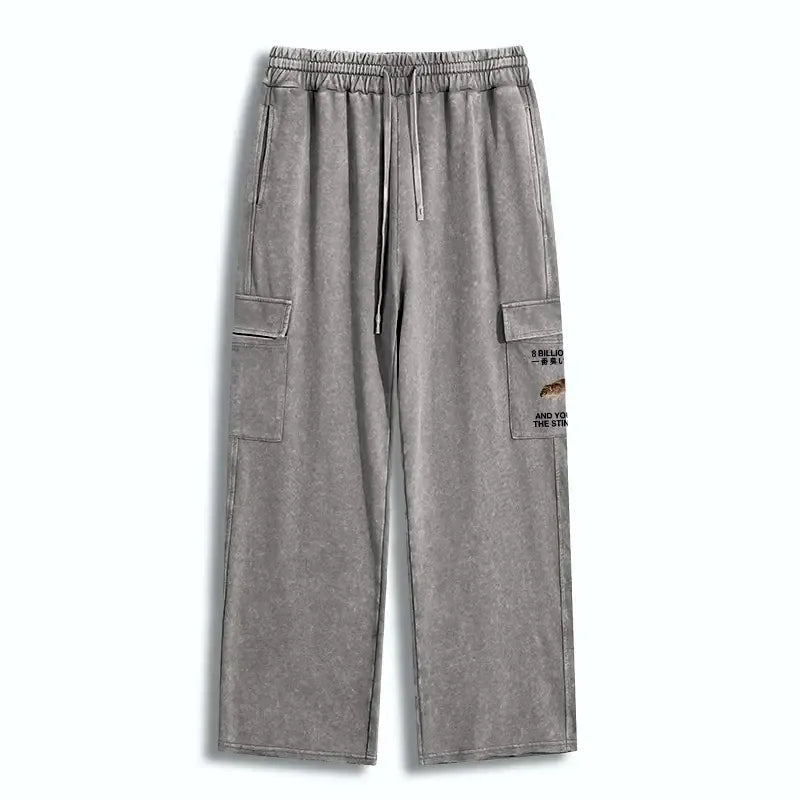 Kyoto-Lion World's Stinkiest Rat Washed Utility Sweatpants