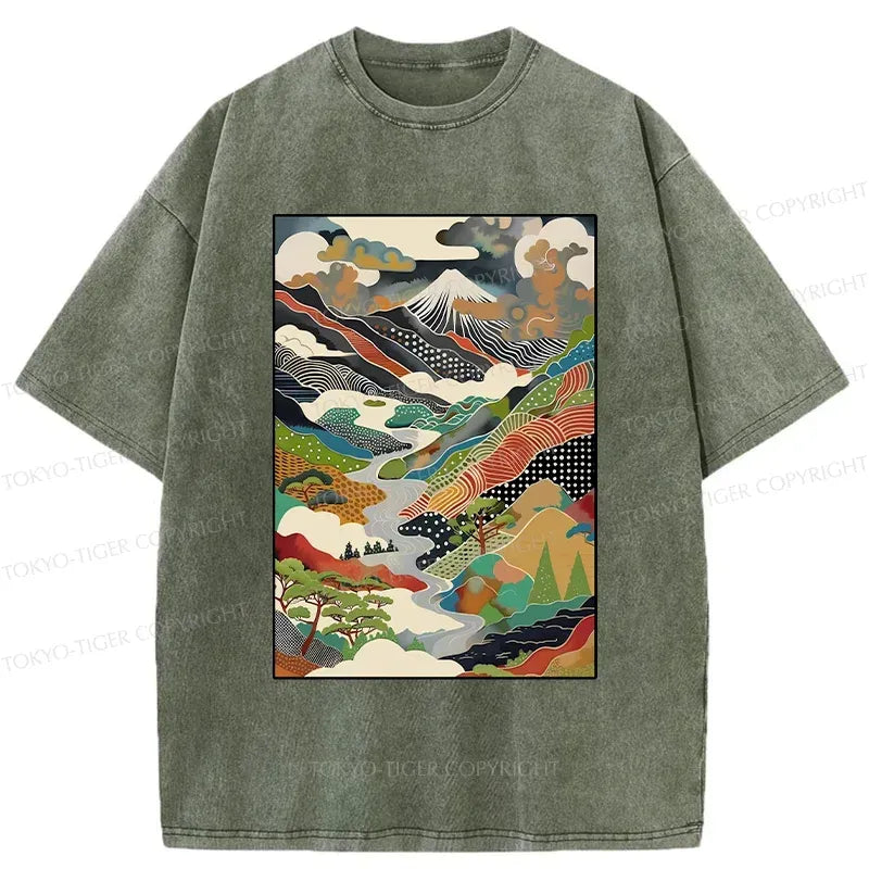 Kyoto wash T-shirt for summer