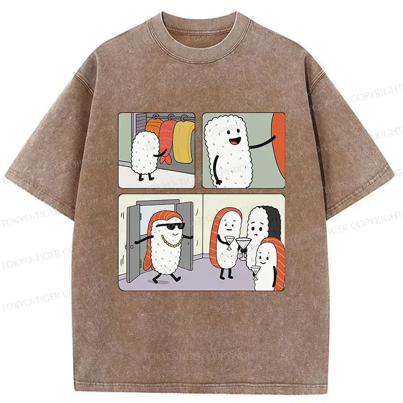 Kyoto-Lion Party T-Shirt for Summer Vacation
