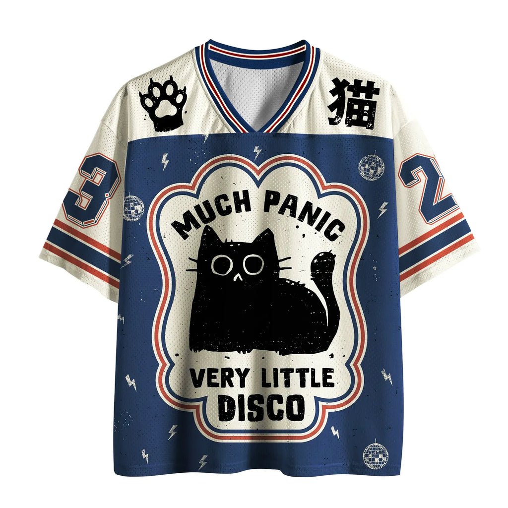 Japanese Retro Mesh Jersey for Daily Wear