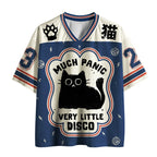 Japanese Retro Mesh Jersey for Daily Wear