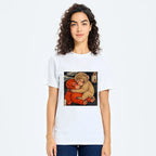 Unisex Cotton Japanese Art T-Shirt Vintage Style