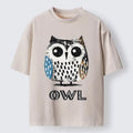 Japanese Minimalist Owl T-Shirt