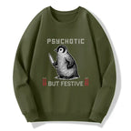 Kyoto-Lion Overstimulated but Festive Christmas Classic Sweatshirt