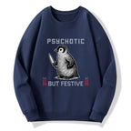 Kyoto-Lion Overstimulated but Festive Christmas Classic Sweatshirt