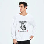 Kyoto-Lion Overstimulated but Festive Christmas Classic Sweatshirt