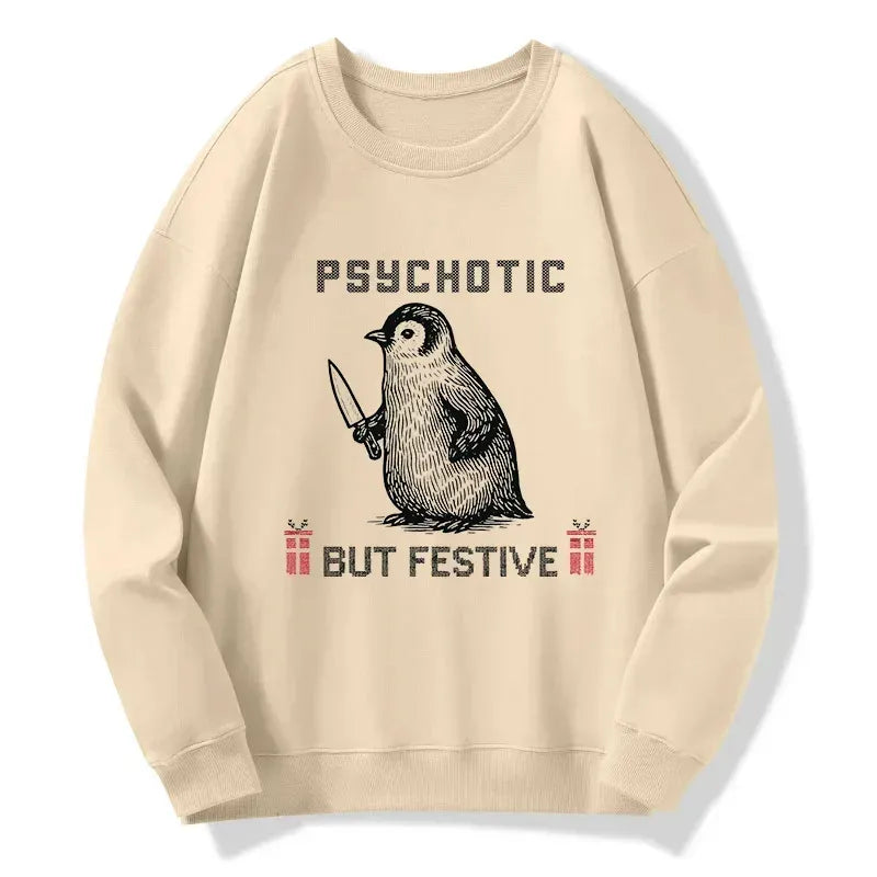 festive overstimulated sweatshirt gift idea