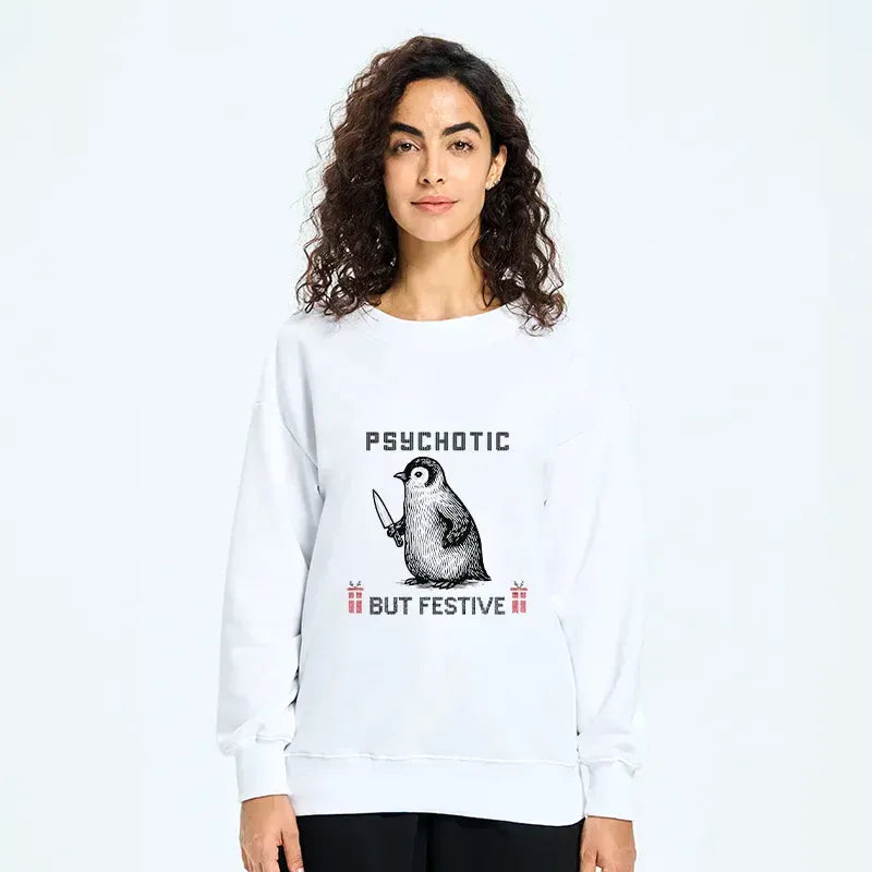 festive overstimulated sweatshirt gift idea