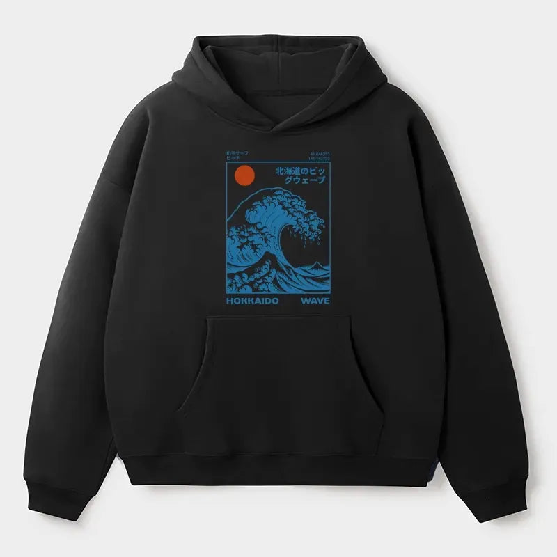 Japanese Ukiyo-e Hoodie for Daily Wear