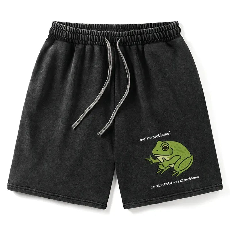 Stupid Frog Meme Shorts for Summer Vacation