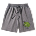 Kyoto-Lion Washed Shorts for Street Style