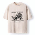 Vintage snail design tee for casual wear