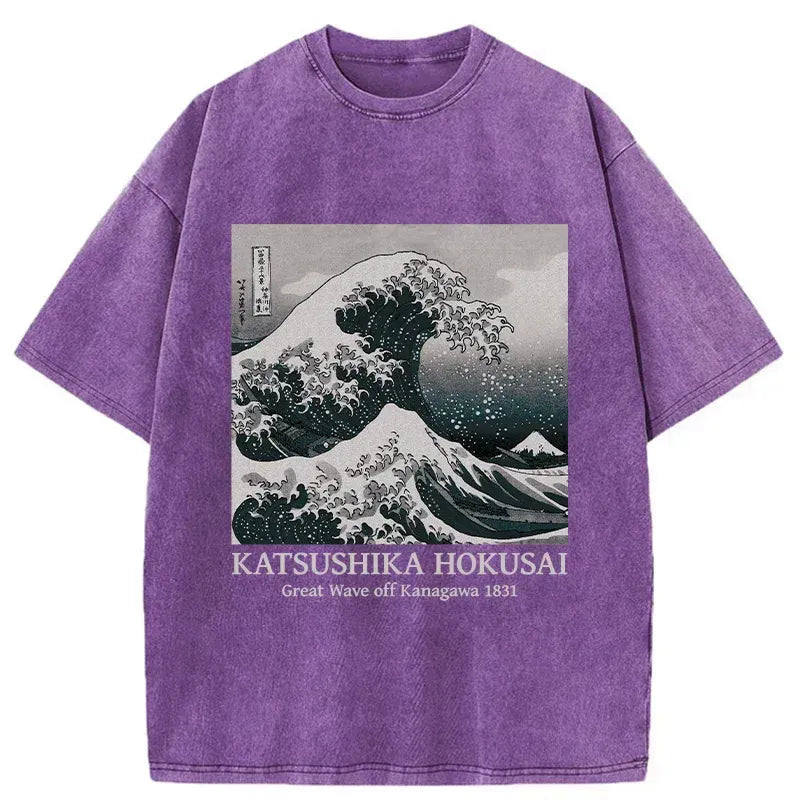 Unisex Ukiyo-e T-Shirt for Casual Summer