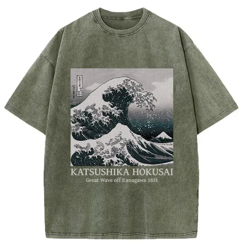 Unisex Ukiyo-e T-Shirt for Casual Summer
