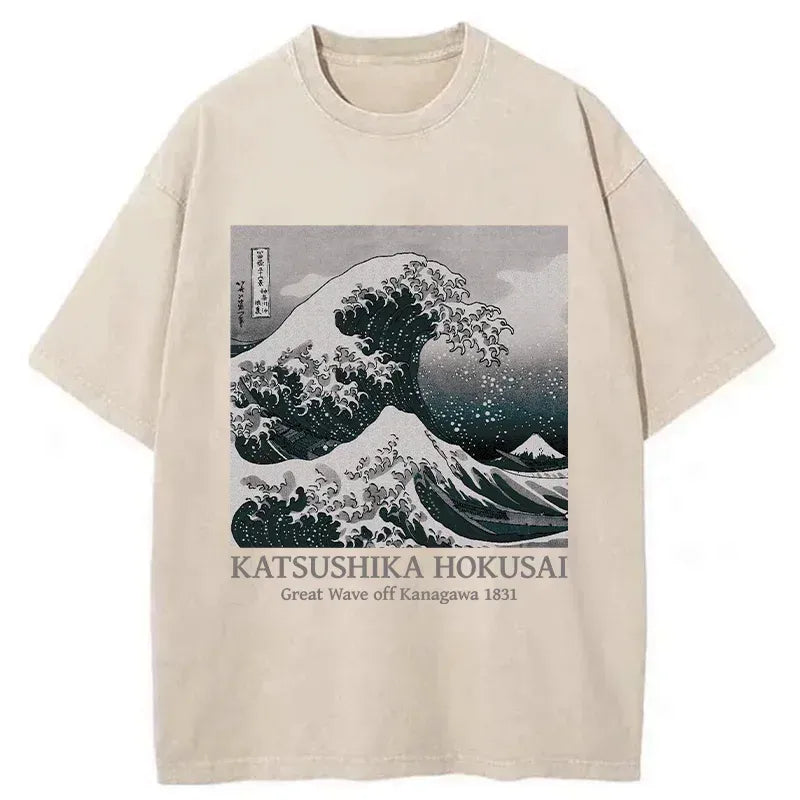 Unisex Ukiyo-e T-Shirt for Casual Summer