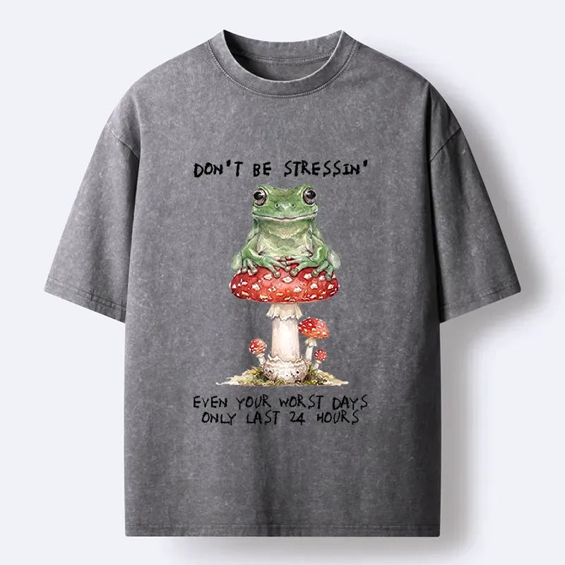 Relax Positive Frog Tee Best Seller