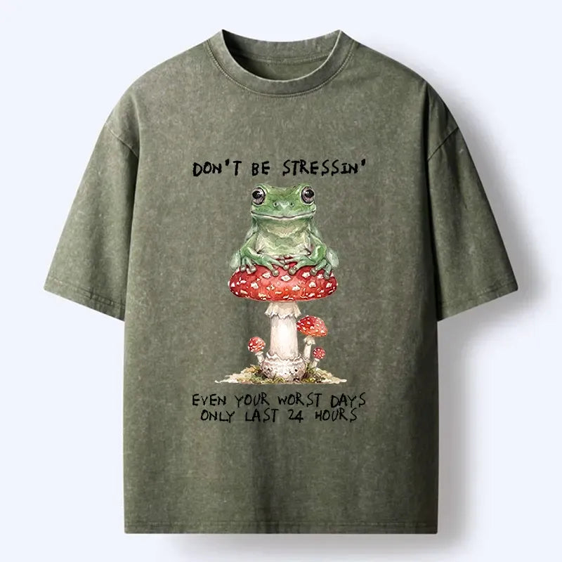 Vintage Japanese Frog T-Shirt for Streetwear