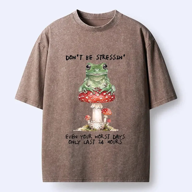 Relax Positive Frog Tee Best Seller