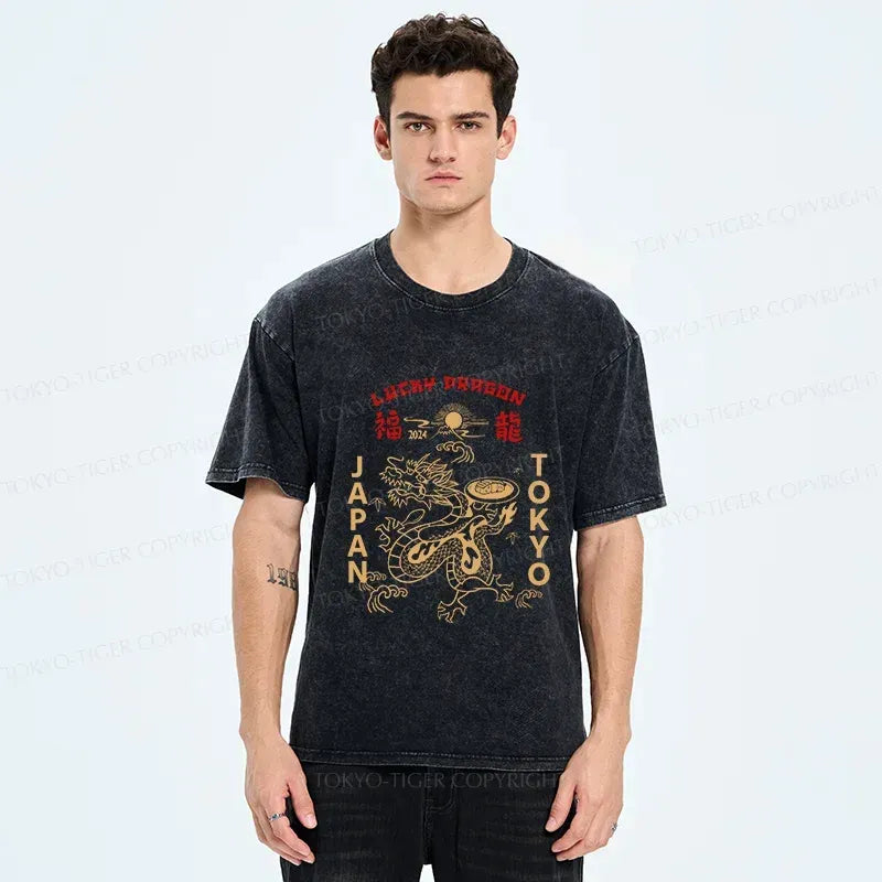 kyoto lion dragon tee for streetwear