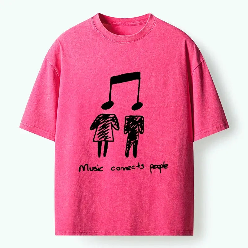 Vintage Washed T-Shirt for Daily Wear