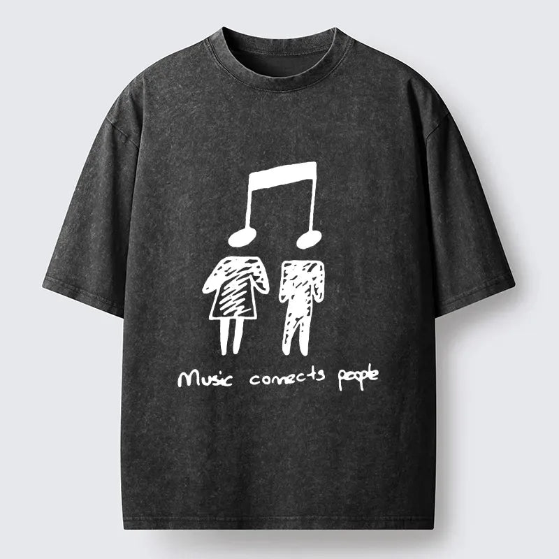 Vintage Washed T-Shirt for Daily Wear