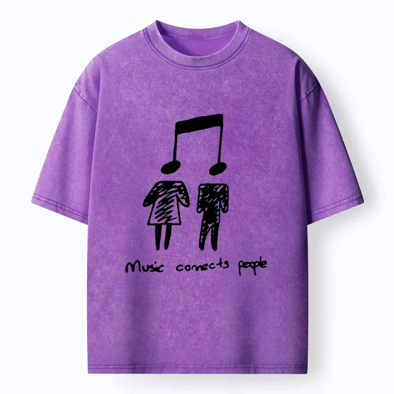 Kyoto-Lion Music Is The Universal Language Washed T-Shirt