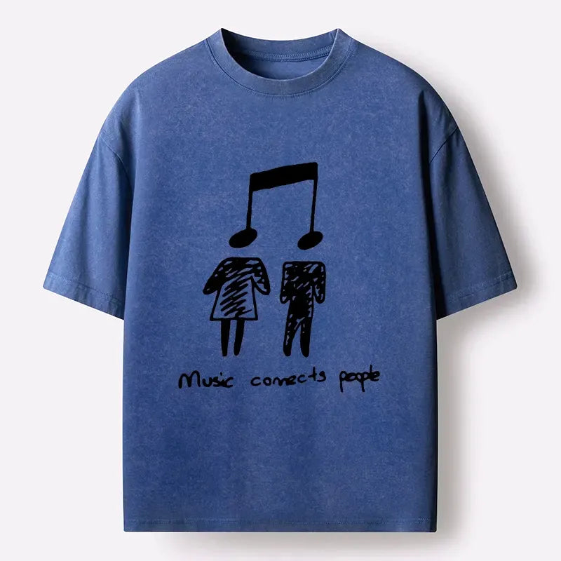 Vintage Washed T-Shirt for Daily Wear