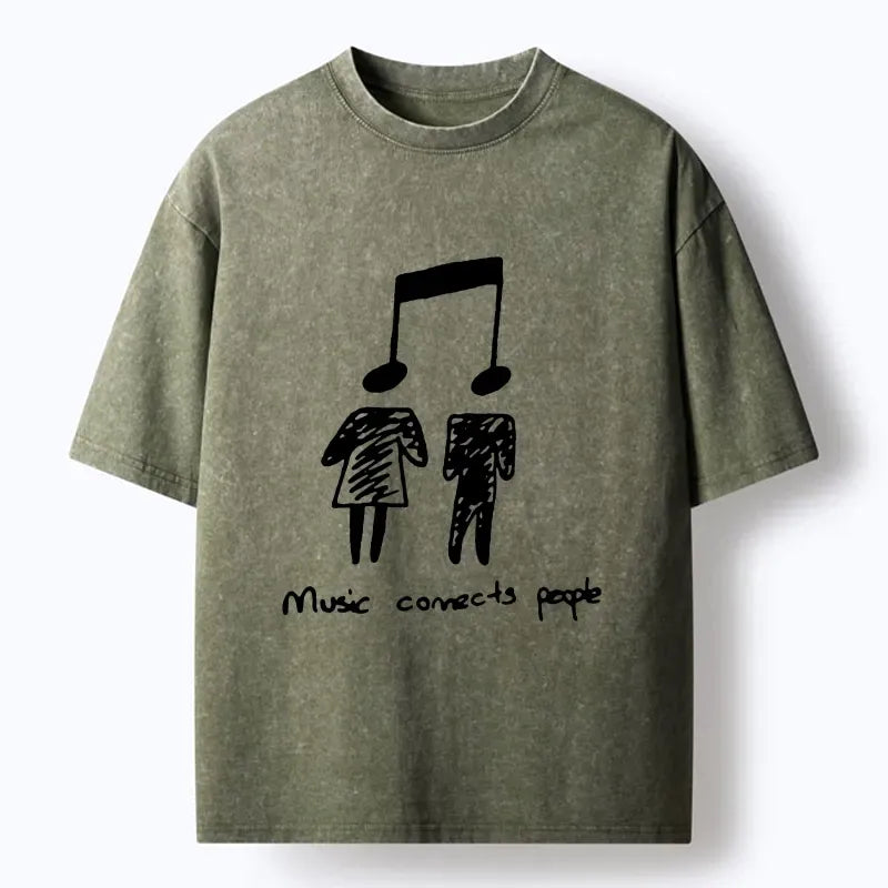 Washed Japanese Unisex Cotton T-Shirt