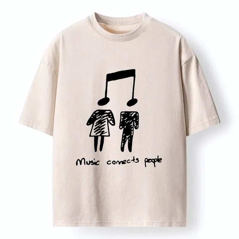 Kyoto-Lion Music Is The Universal Language Washed T-Shirt
