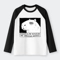 Kyoto-Lion Power Has Completely Disappeared Raglan Long Sleeve T-shirt