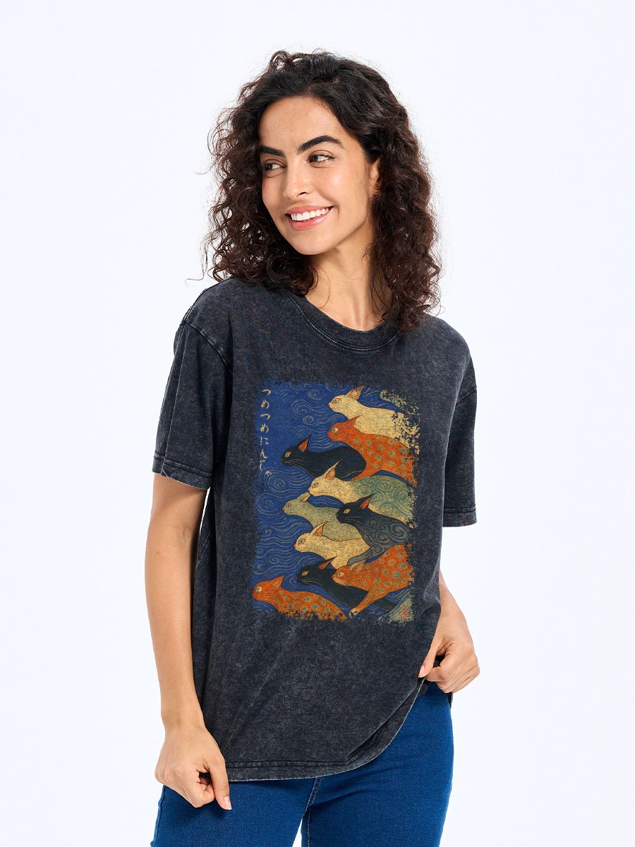vintage unisex ninja t-shirt for streetwear
