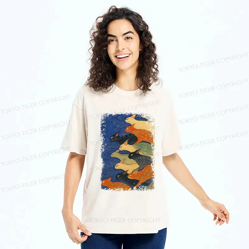vintage unisex ninja t-shirt for streetwear
