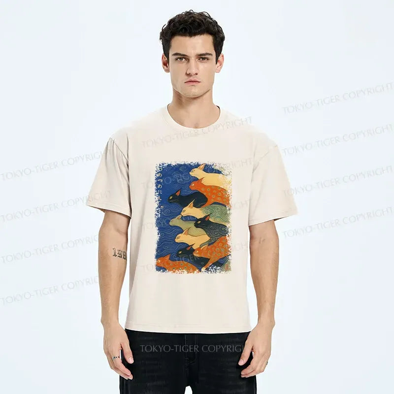 Kyoto-Lion Claw-some Ninja Washed T-Shirt