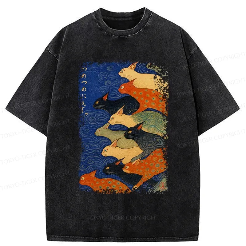 Kyoto-Lion Claw-some Ninja Washed T-Shirt