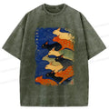 vintage unisex ninja t-shirt for streetwear