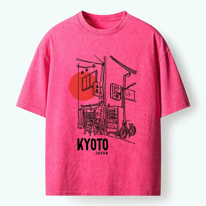 Washed Kyoto Travel T-Shirt