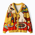 Japanese Vintage Cardigan for Streetwear