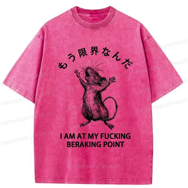 Best Seller Japanese Streetwear Washed Tee