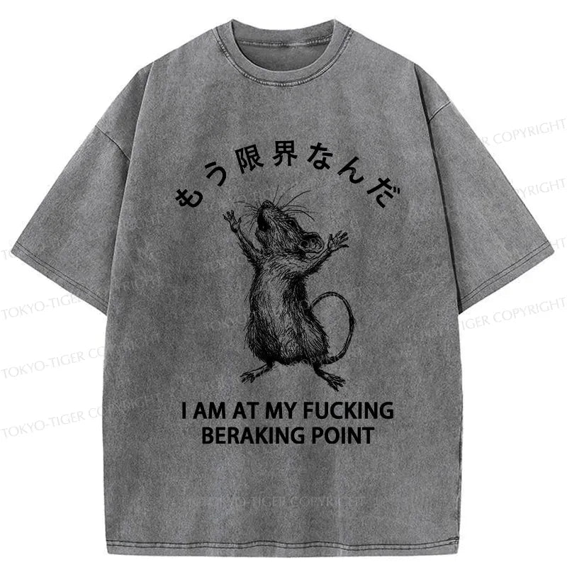 Best Seller Japanese Streetwear Washed Tee