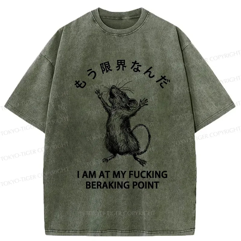 Best Seller Japanese Streetwear Washed Tee