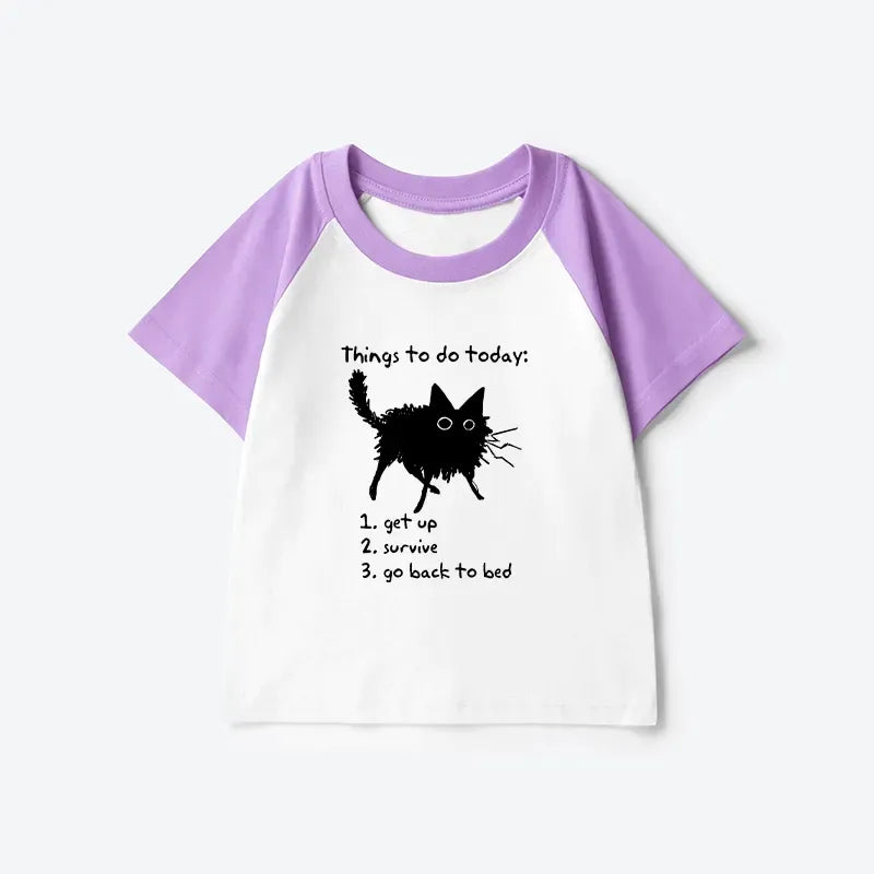 Funny Cat Meme Kids Raglan Best Seller