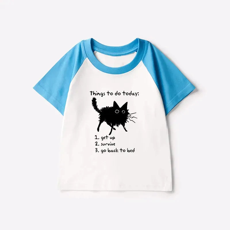 Funny Cat Meme Kids Raglan Best Seller