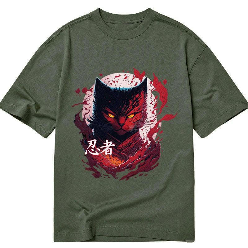 Cat Ninja T-Shirt for Daily Wear