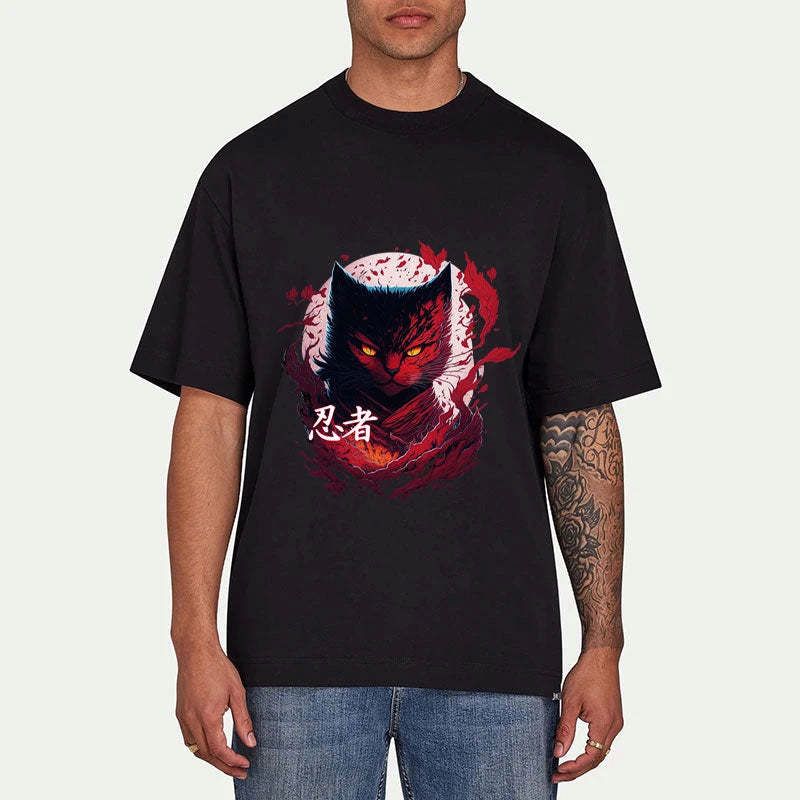 Japanese Cat Ninja Classic T-Shirt