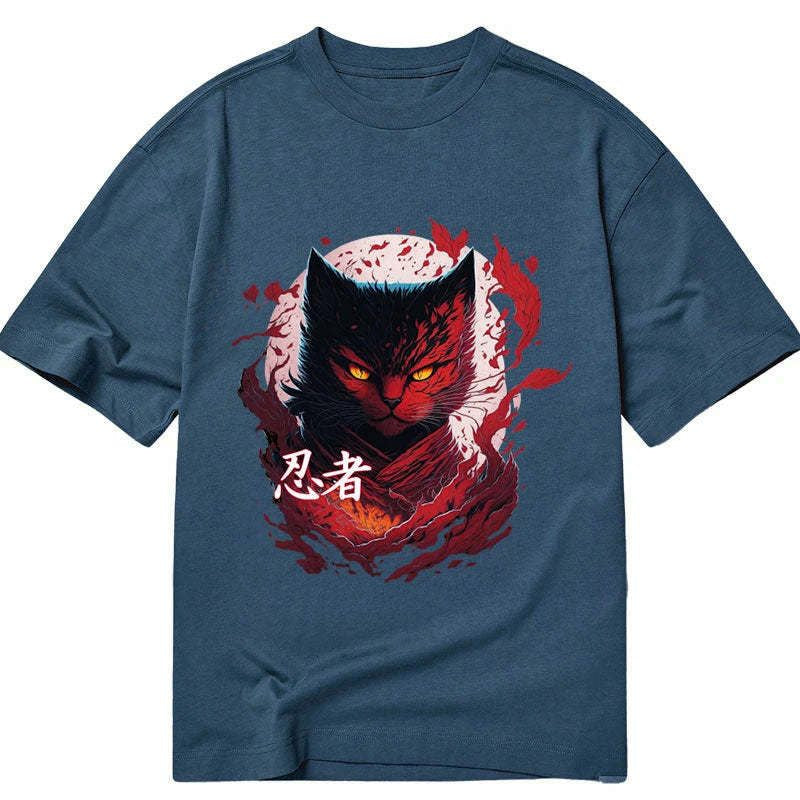 Kyoto-Lion Japanese Cat Ninja Classic T-Shirt