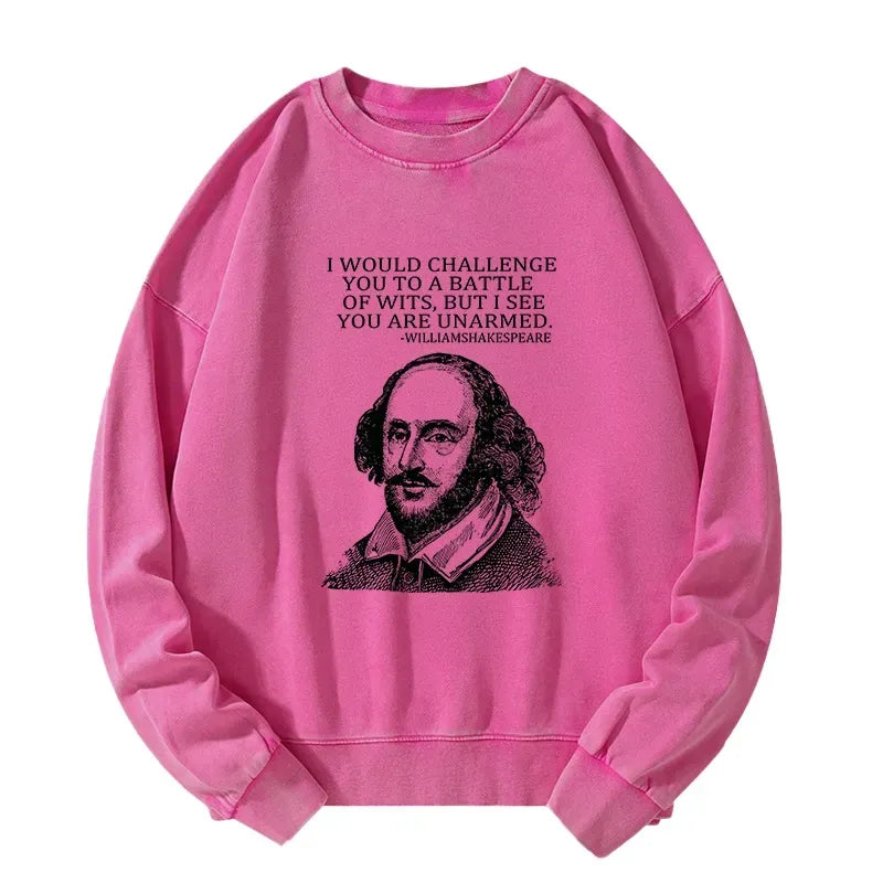 Kyoto-Lion Your Intelligence Is Inferior To Mine Washed Sweatshirt