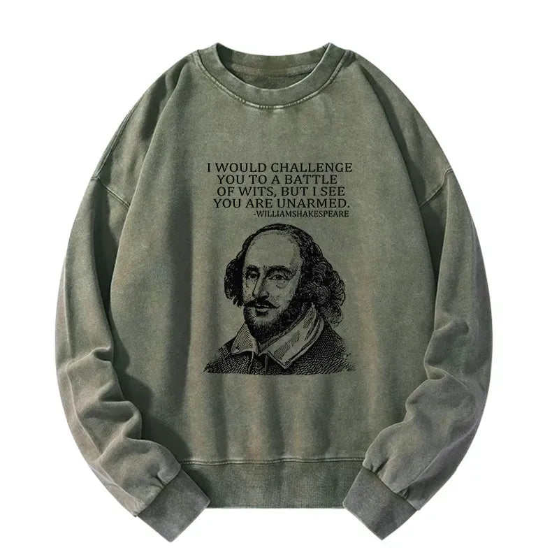 Kyoto-Lion Your Intelligence Is Inferior To Mine Washed Sweatshirt